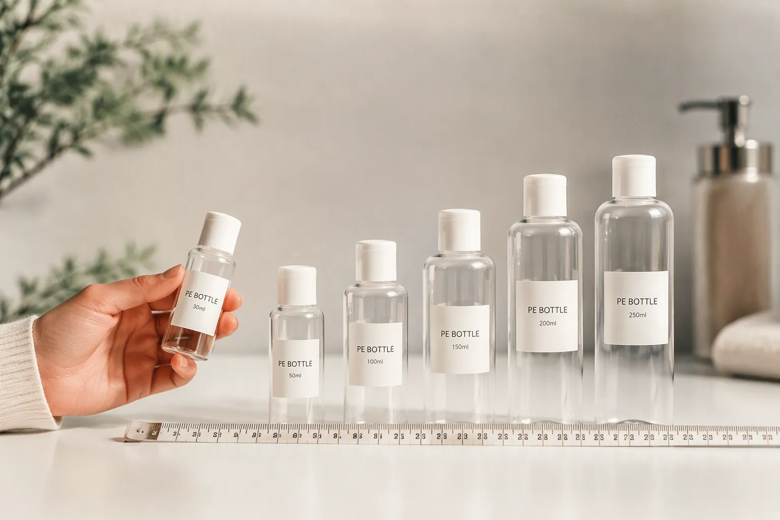 How to Choose the Right Size PE Cosmetic Bottle for Skincare Products