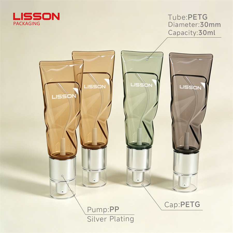 30ml Unique Twisted PETG Cosmetic Tube