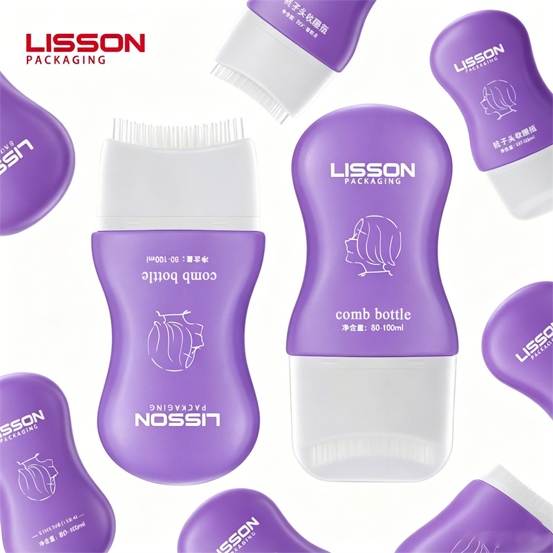 custom scalp massage hair bottle