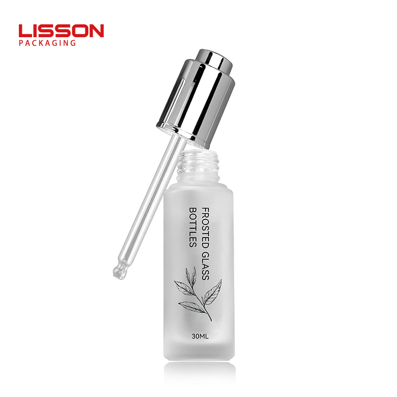 Frosted Glass Dropper Bottle