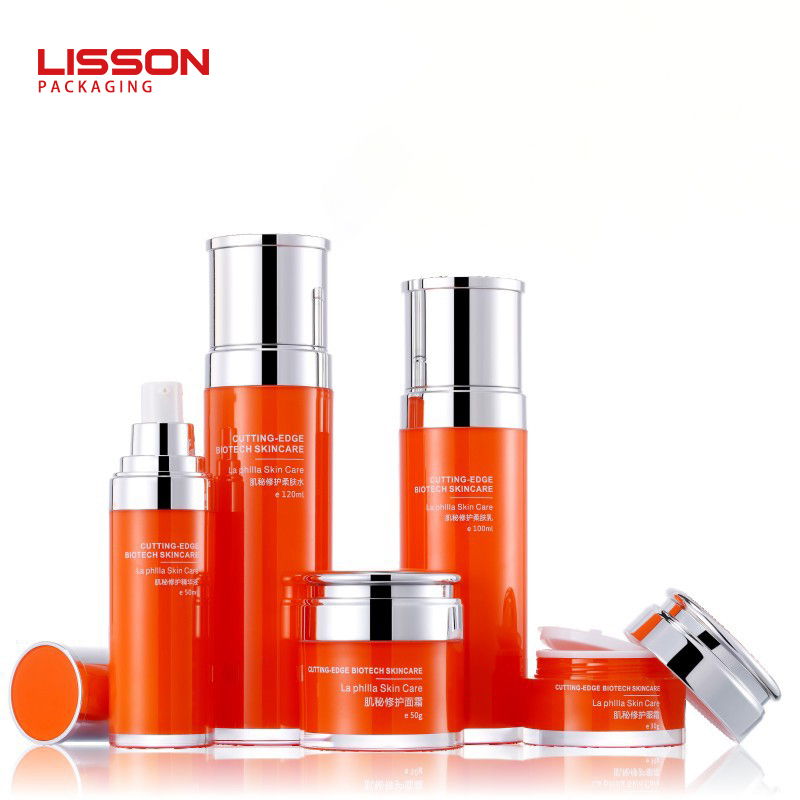 Acrylic Spray Pump Cosmetic Bottle Sets