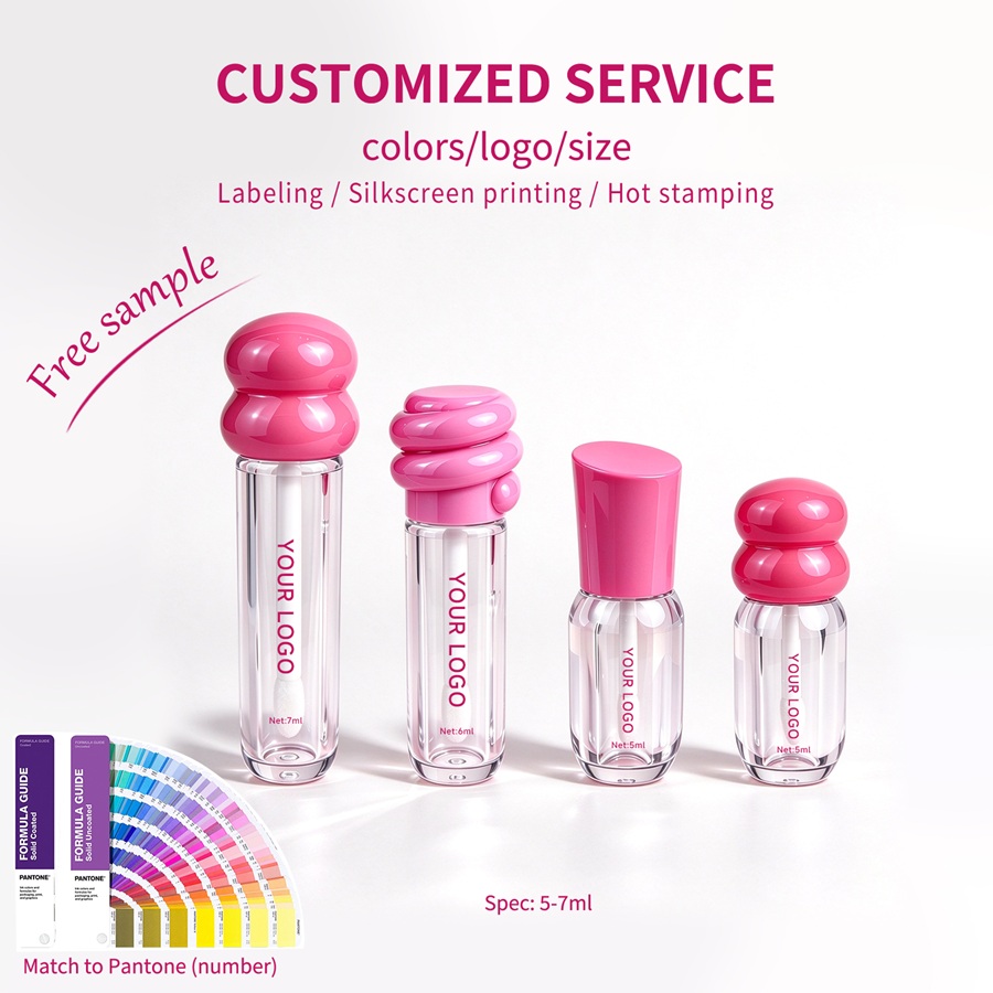 PP Cap PET Lip Gloss Bottle
